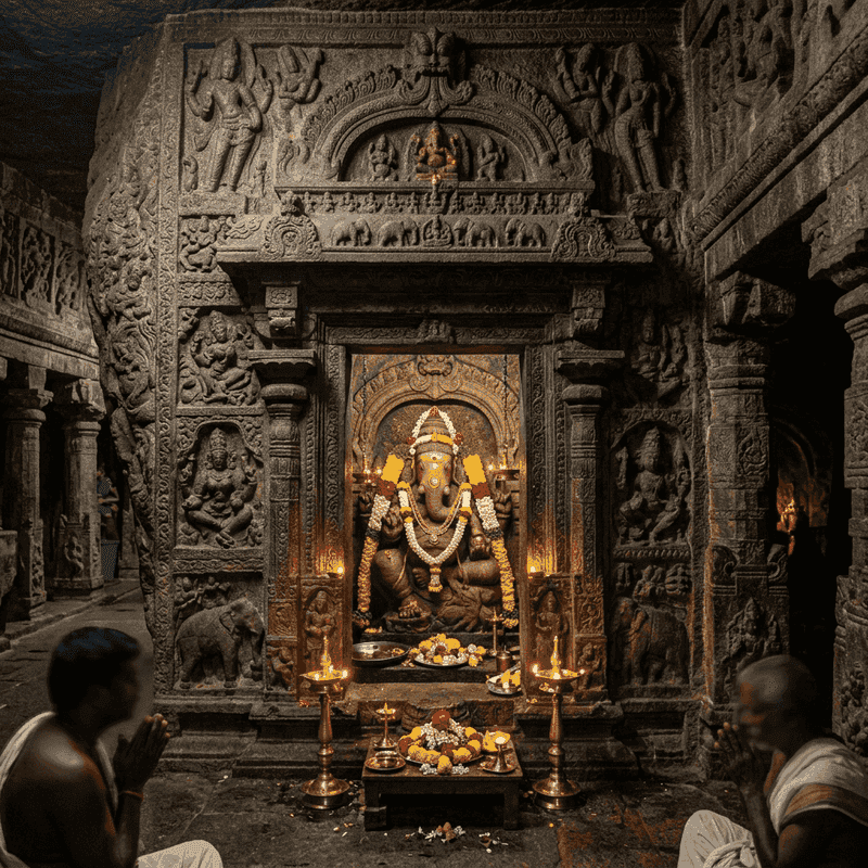 Pillayarpatti Ganesha Temple